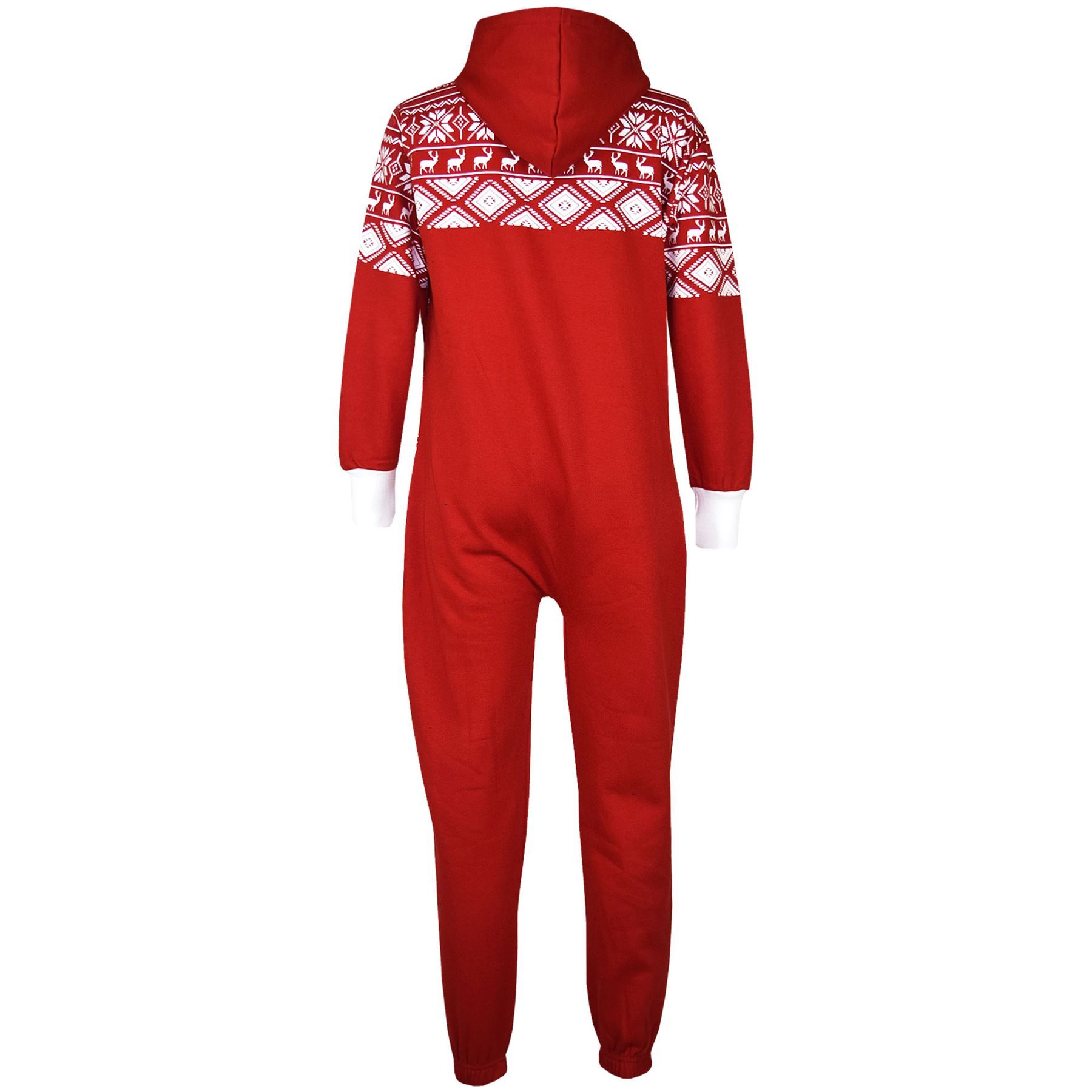 Kids Girls Boys Novelty Christmas Santa Reindeer A2Z Onesie One Piece Jumpsuit - Picture 51 of 58