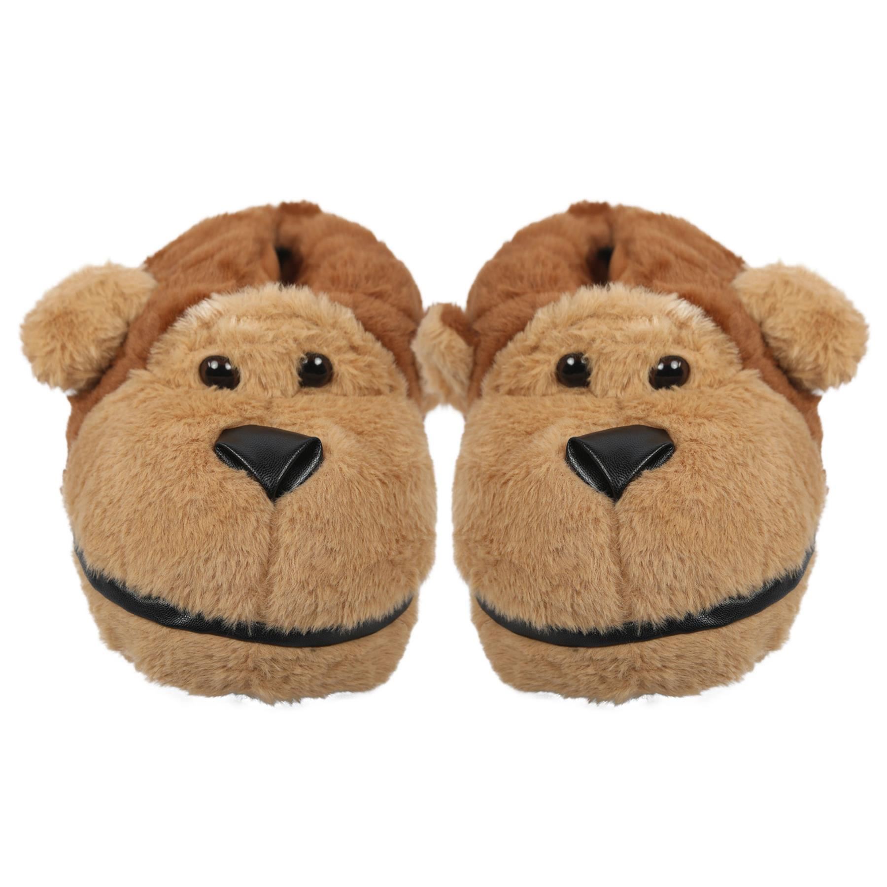 A2Z Niñas Niños Mujeres Hombres 3D Mono Animal Zapatillas Lindo Cara Interior Calzado - Imagen 6 de 8