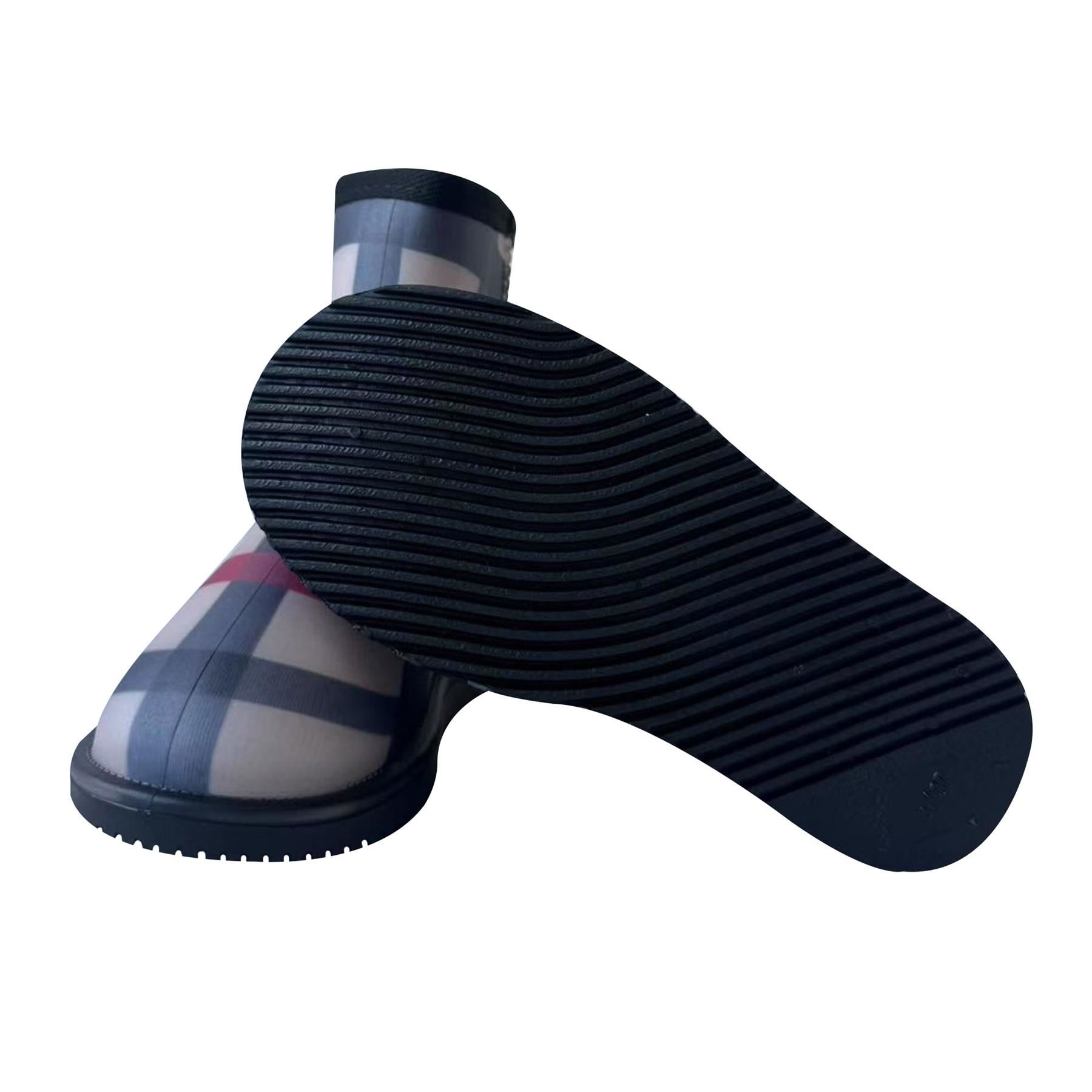 A2Z Mädchen Damen karierte warme Stiefel PVC passend zu Mama & Tochter Regenstiefel - Bild 6 von 7