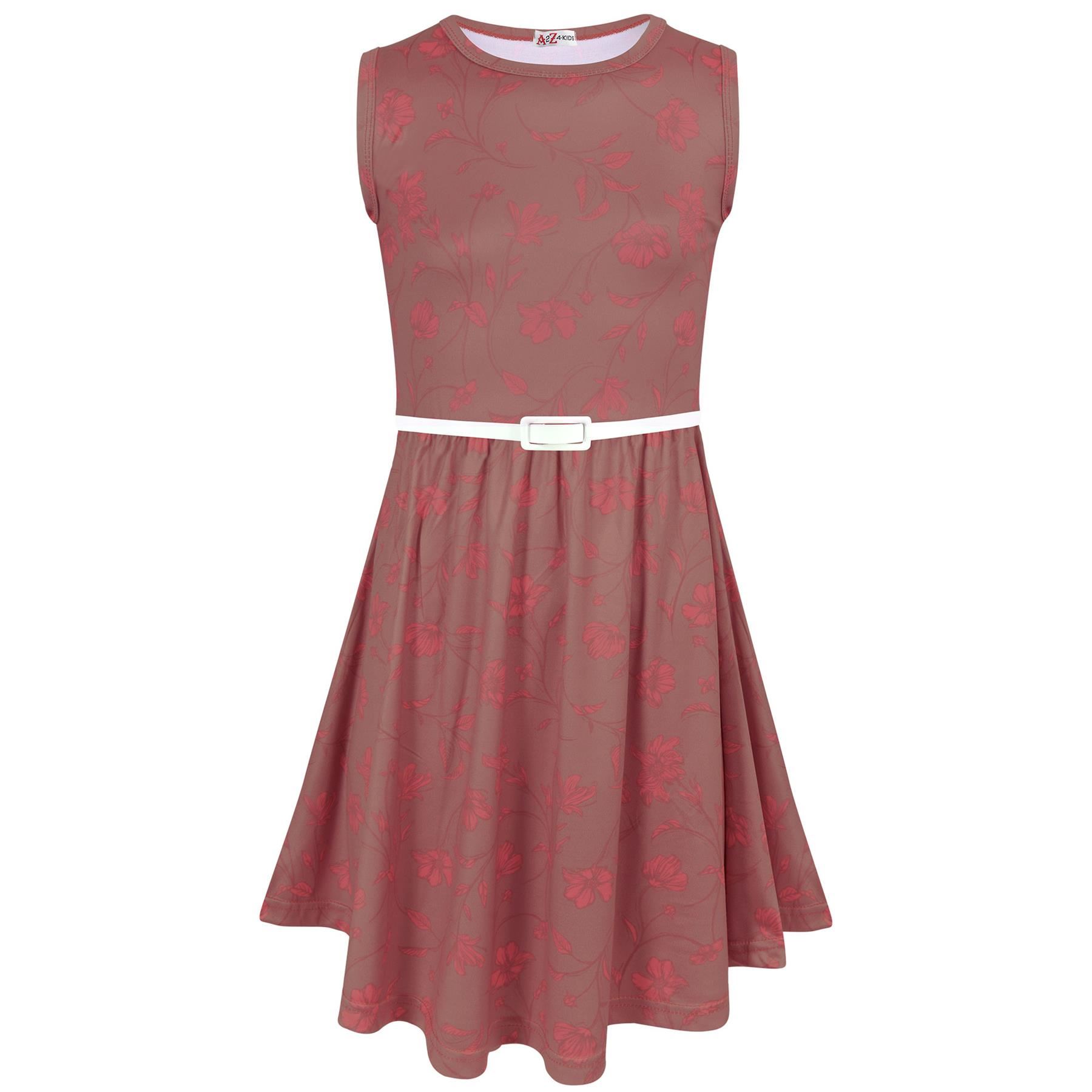 girly skater dress Tommy Hilfiger Girls Essential Skater Dress in Pink