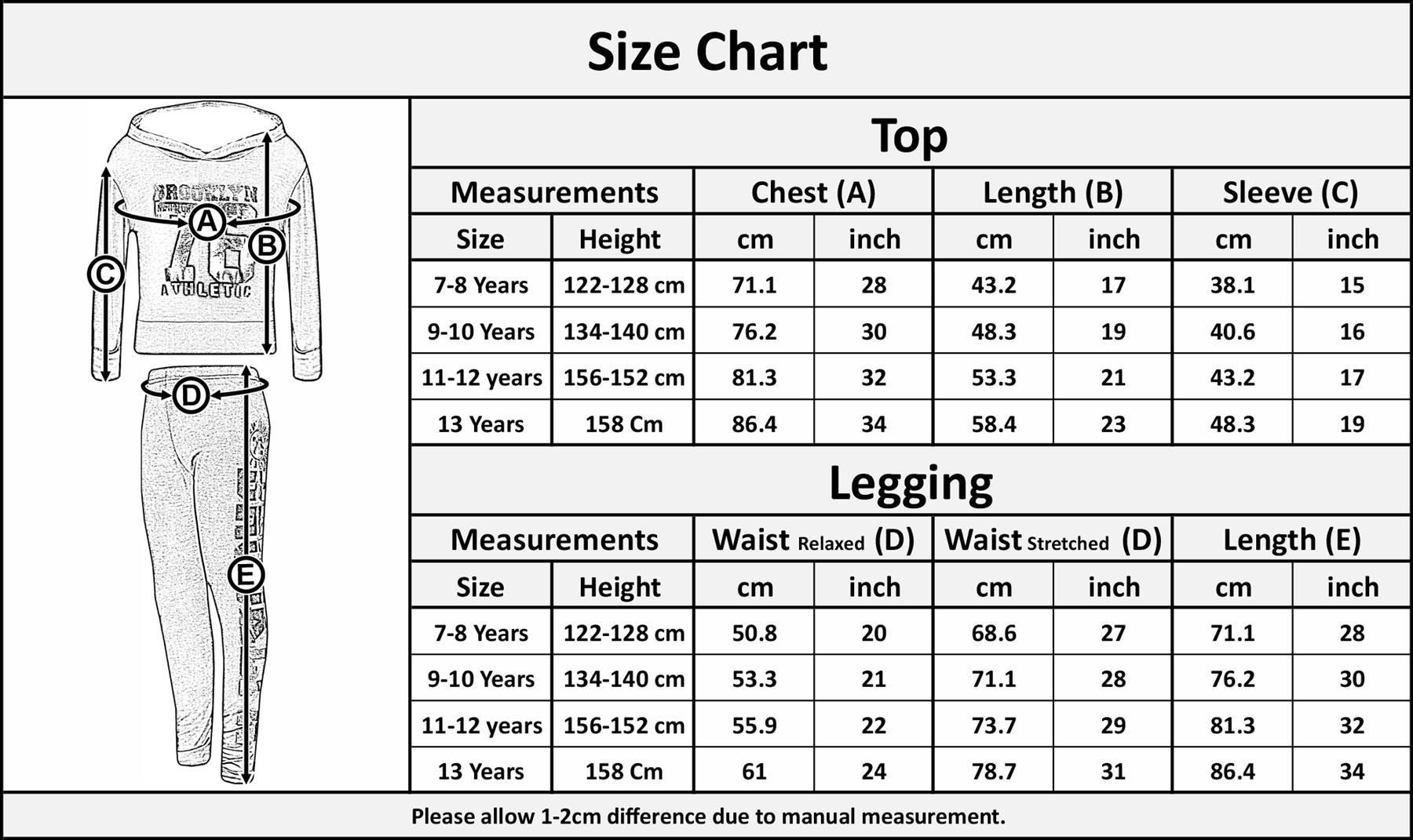 Girls Tops Kids Brooklyn 76 Leopard Print Hooded Crop Top Legging Loungewear Set - Picture 9 of 16