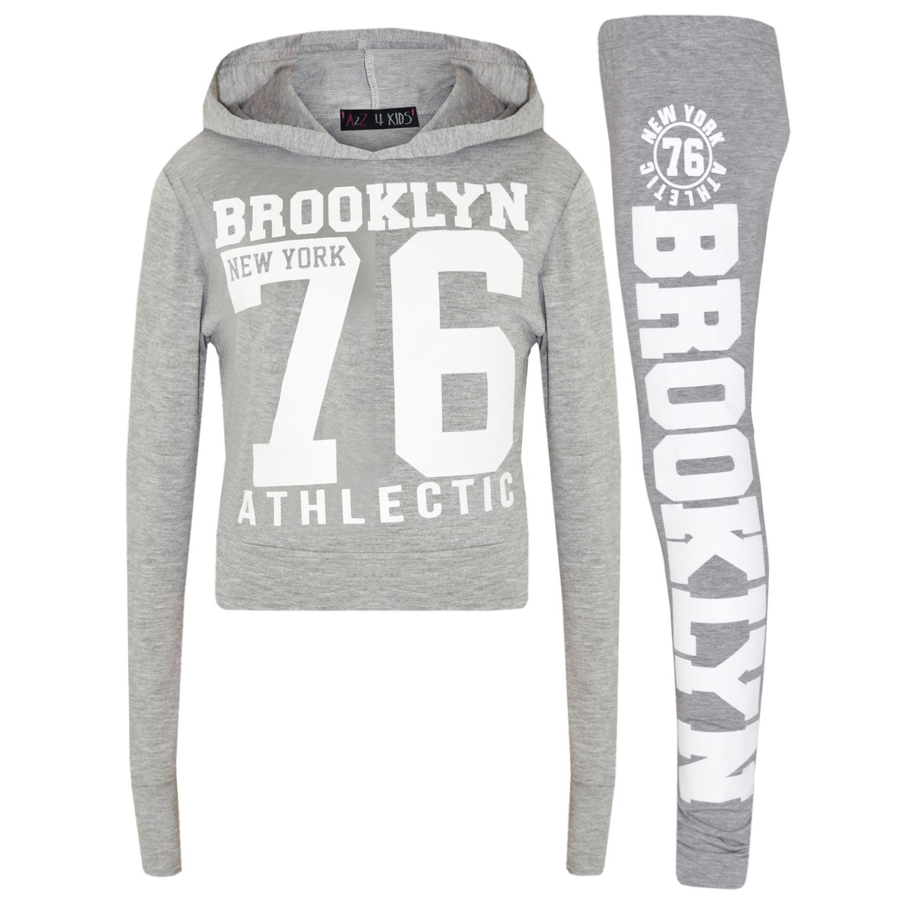 Conjunto de ropa de salón y leggings con capucha Brooklyn 76 para niñas 7-13 años - Imagen 26 de 68