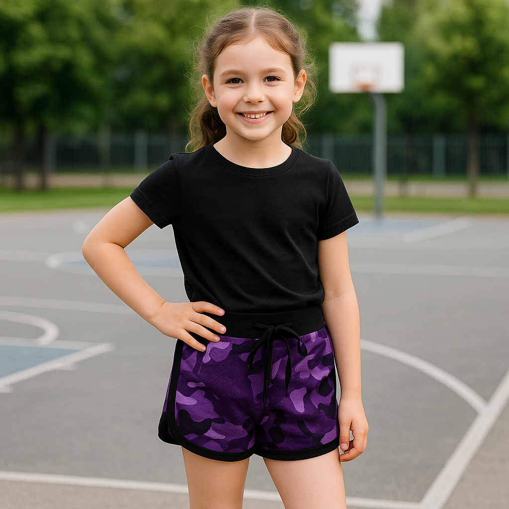 Girls Shorts 100% Cotton Dance Sports Summer Hot Short Lightweight Pants 2-13 - Picture 51 of 138