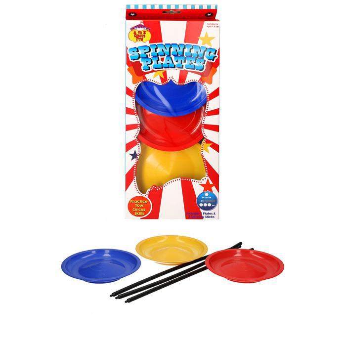 A2Z 4 Kinder 3 Spinnteller Stöcke Set Balancieren lernen Jonglieren Zirkustrick - Bild 3 von 4