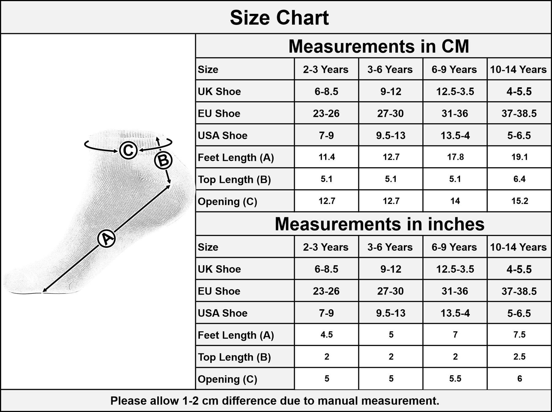 Kids 6 Pack Girls Boys Plain Trainer No Show Socks Cotton School Low Cut Socks - Picture 12 of 22