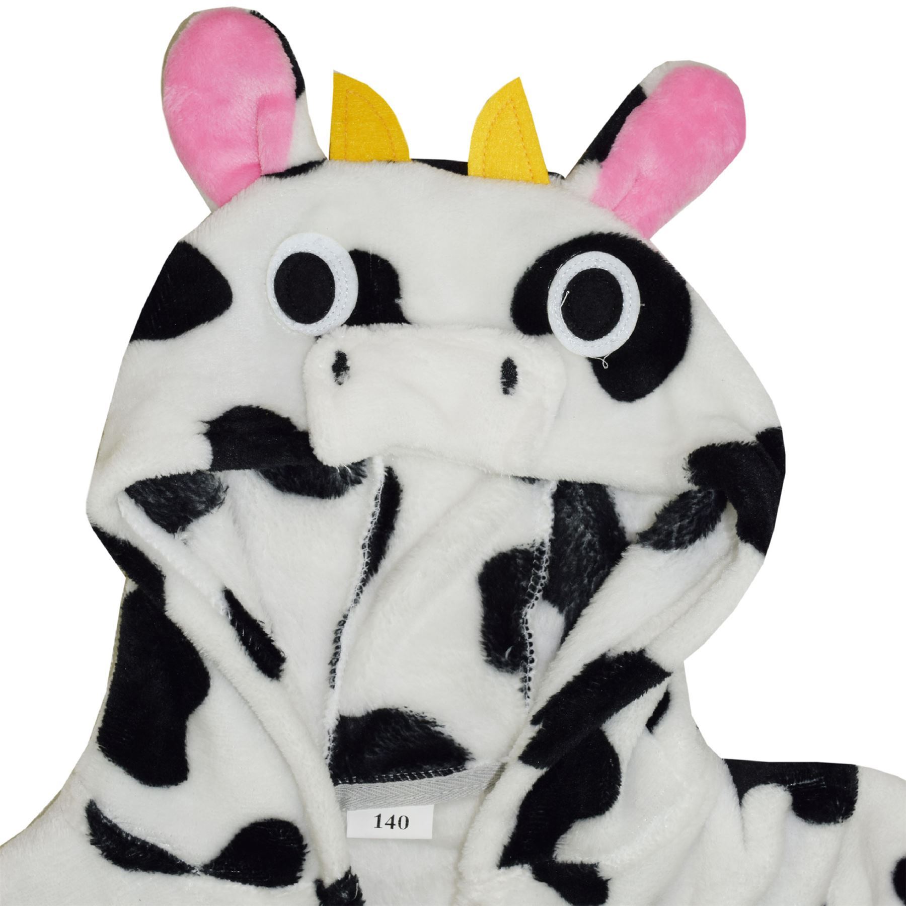 A2Z 4 Kids Super Soft 3D Animal Detail Dressing Gown Nightwear Hooded Robe 2-1 - Picture 27 of 154
