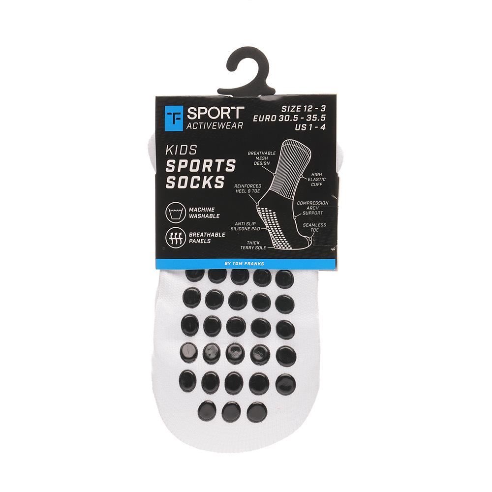 A2Z 3 Pack Girls Boys Football Grip Sock Breathable Anti Slip Terry Sports Socks - Picture 13 of 13