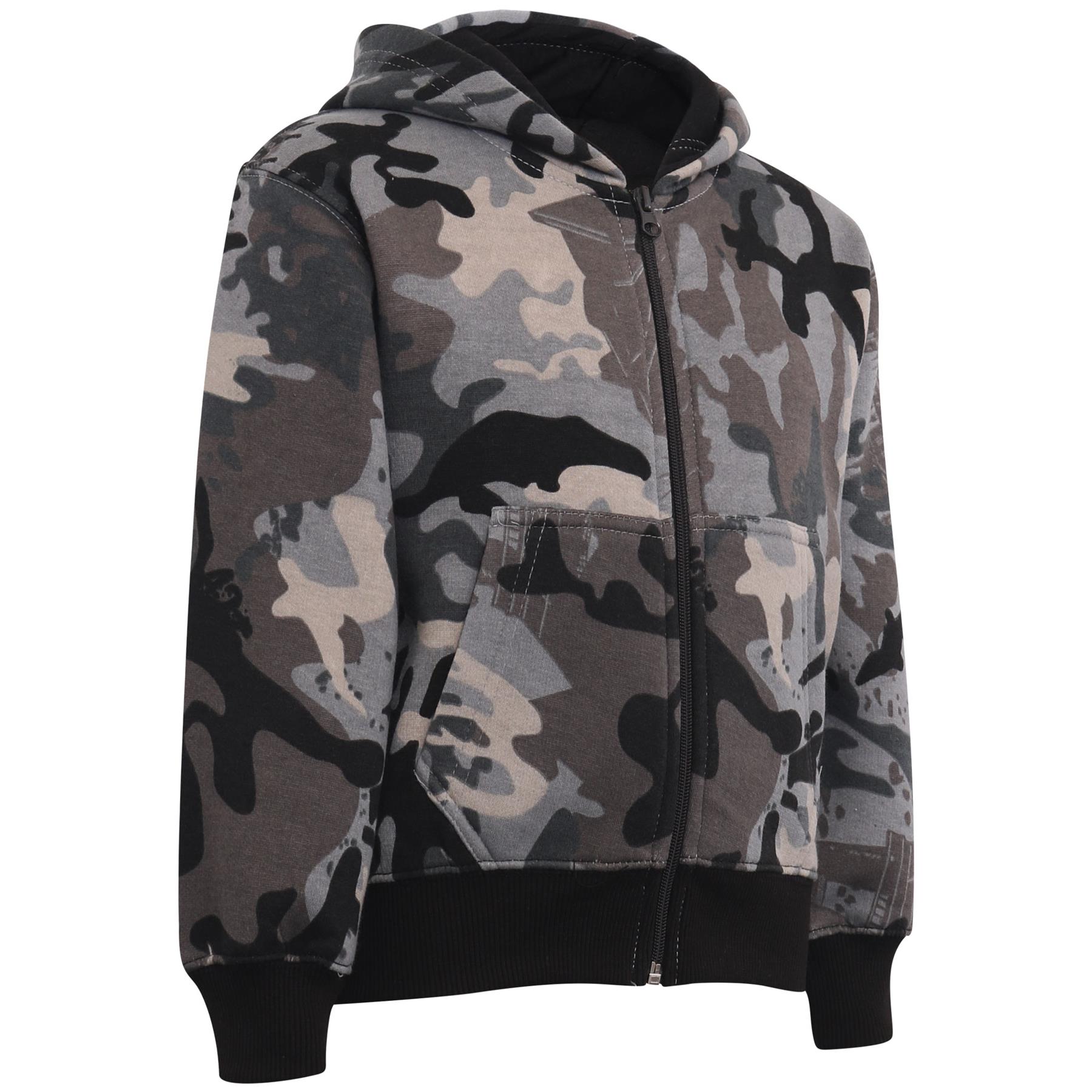 Kids Classic Plain & Tie Dye Print Full Zip-Up Soft Hooded Zipper Jacket 2-13Yrs - Picture 28 of 128