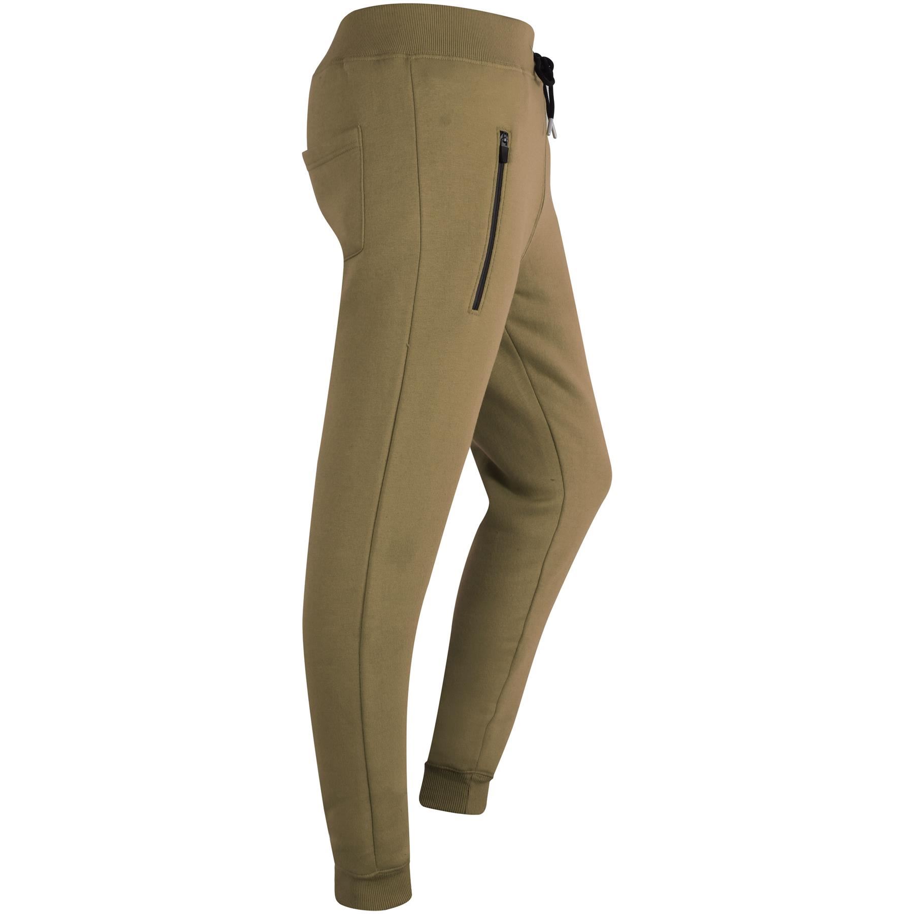 Mens Fleece Jogging Bottoms Joggers Exercise Sweatpants Gym Trousers - Picture 38 of 47