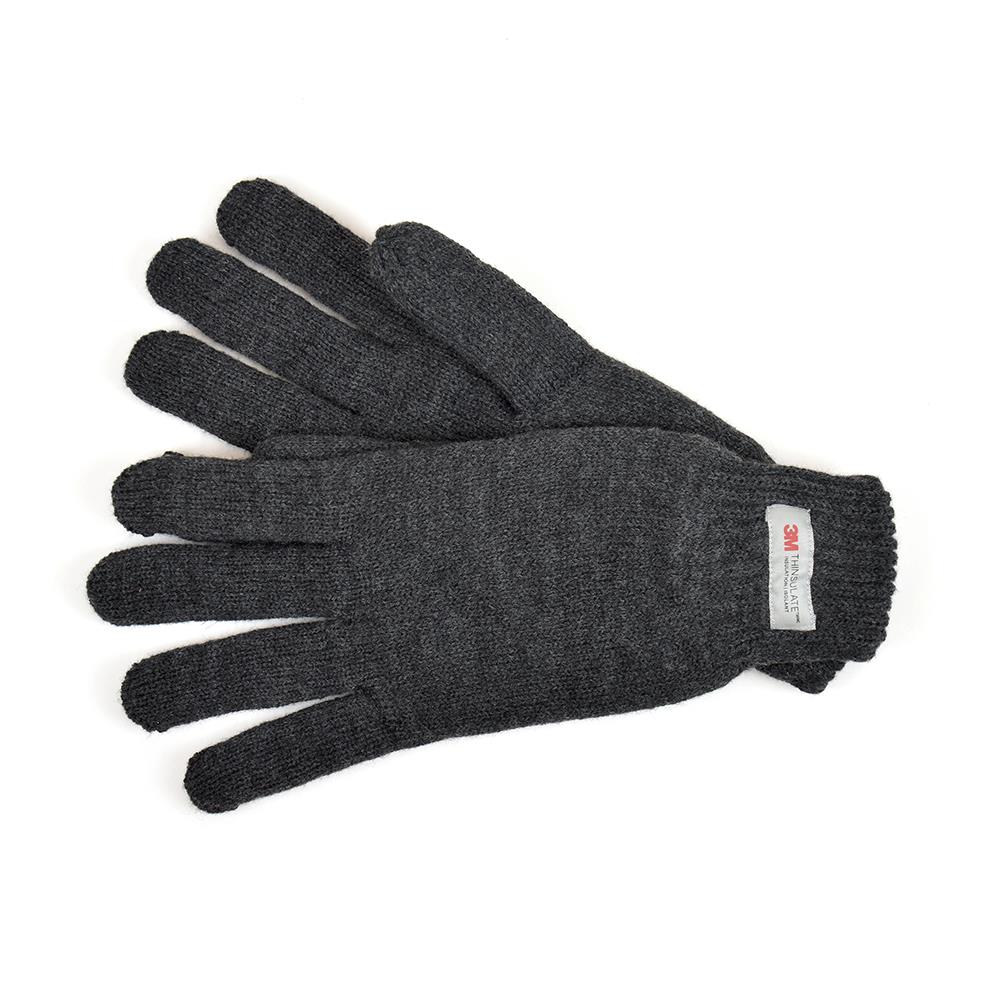 Mens Gloves Winter Warm Thinsulate Knitted Gloves Knit One Size Soft Mittens - Picture 5 of 7