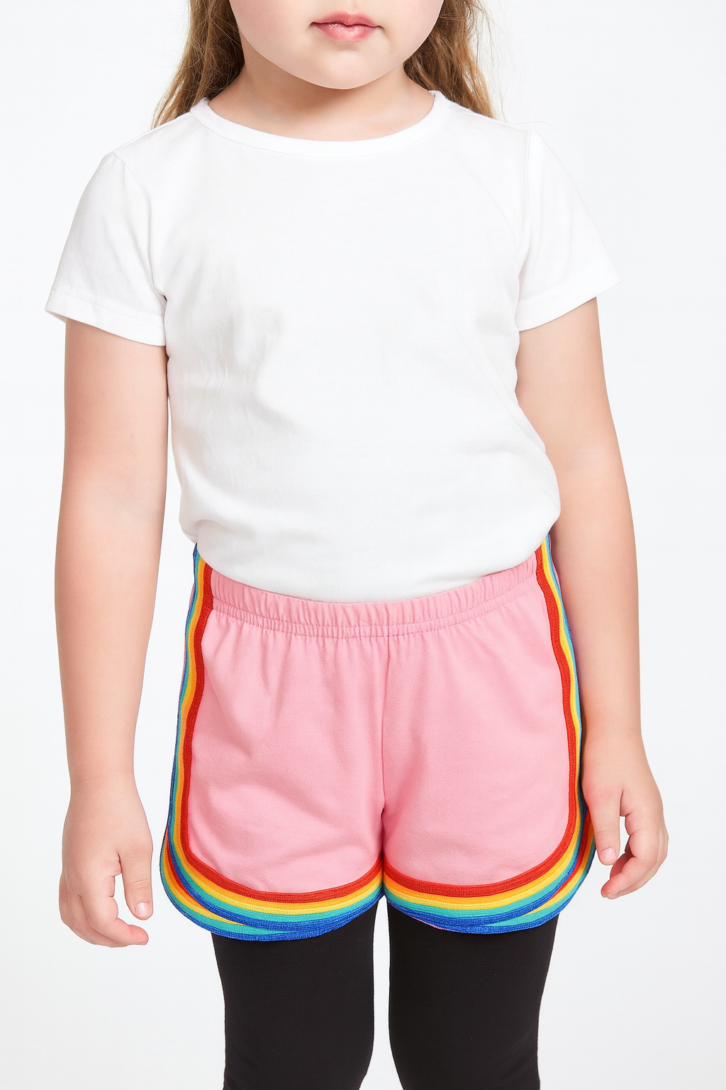 Girls Shorts 100% Cotton Dance Sports Summer Hot Short Lightweight Pants 2-13 - Picture 77 of 138