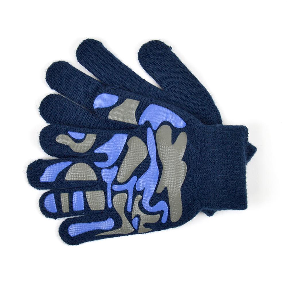 Boys 3 Pack Gloves Winter Warm Thermal Magic Mitten One Size Fit Stretchy Gloves - Picture 3 of 17