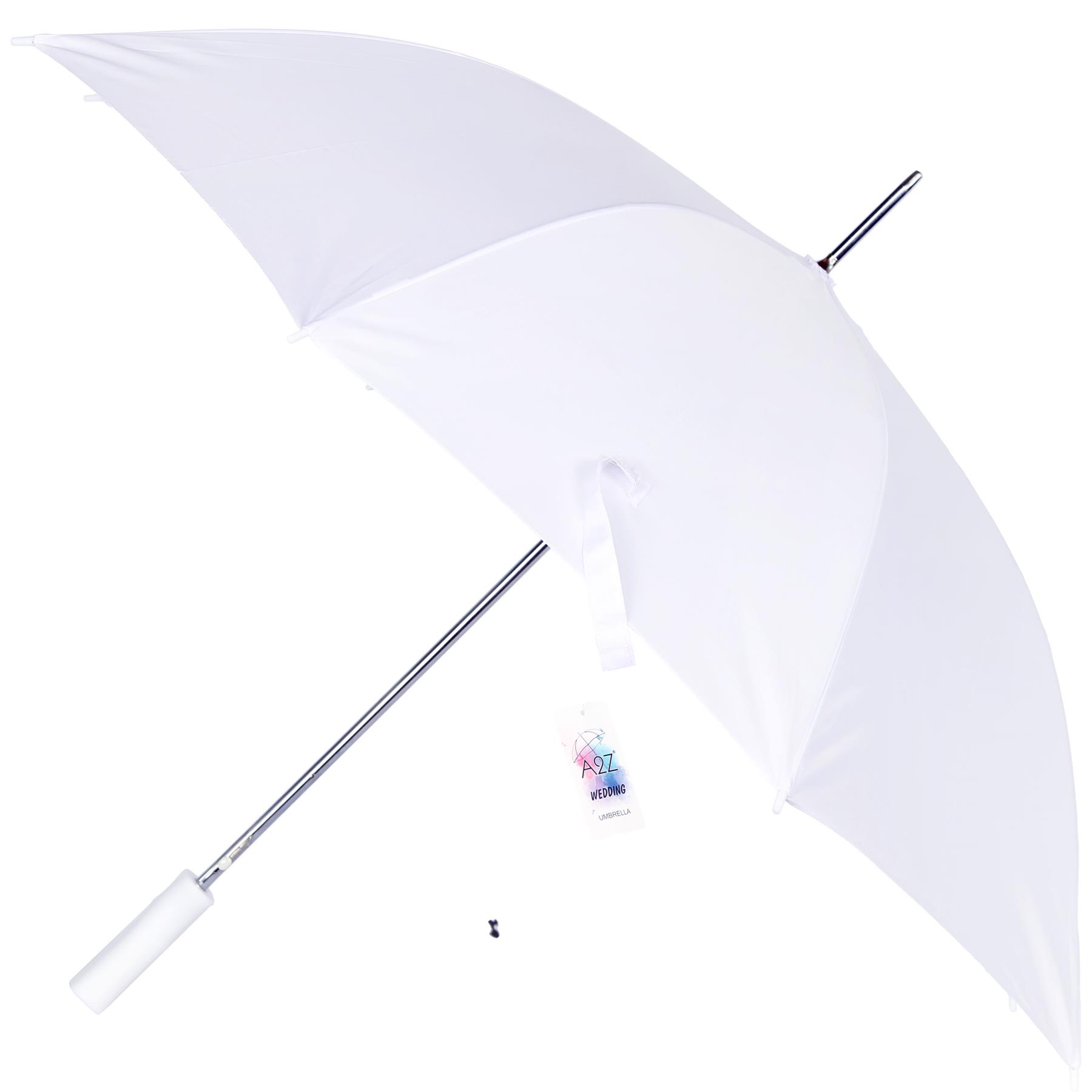 Wedding Umbrella 46" Auto Open Bridal Brolly Ideal For Photoshoot Outdoor Canopy - Picture 10 of 21