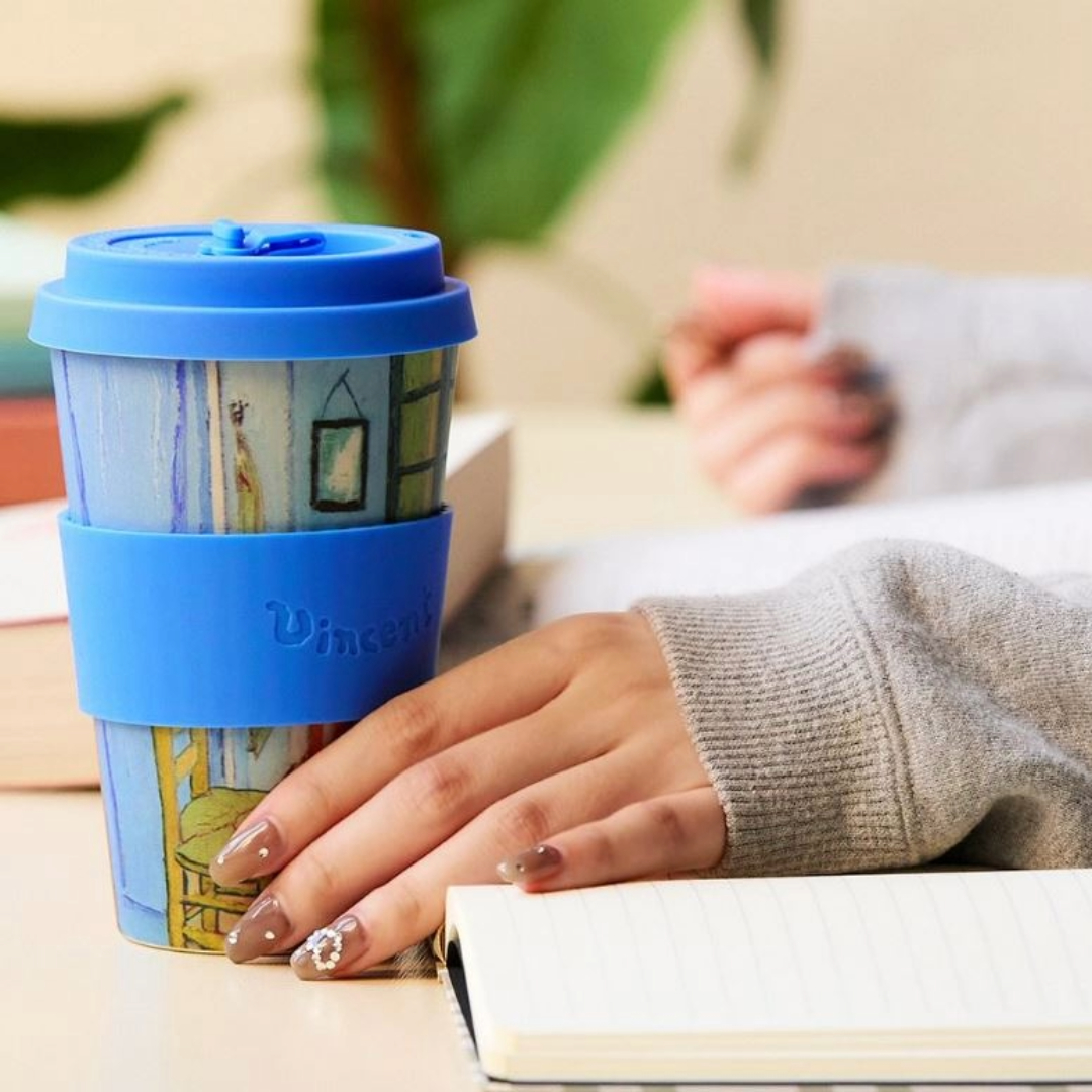 Ecoffee Cup Reusable Eco-Friendly Plant Based Coffee Cups 8oz - 14oz - Picture 134 of 164