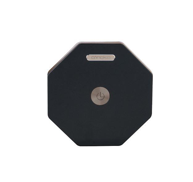 LED Desk Lamp Hexagon Twist Light Natural Wood Tyvek Paper Rechargeable 12cm - Picture 7 of 21