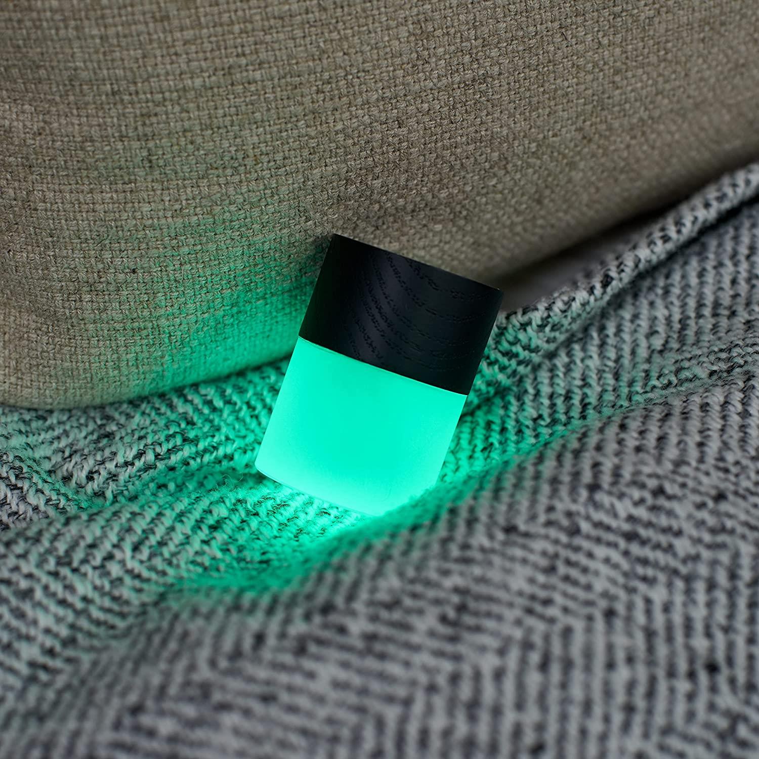 Colour Changing LED Desk Light Natural Wood RGB Gingko Mini Lemelia Lamp - Picture 14 of 28