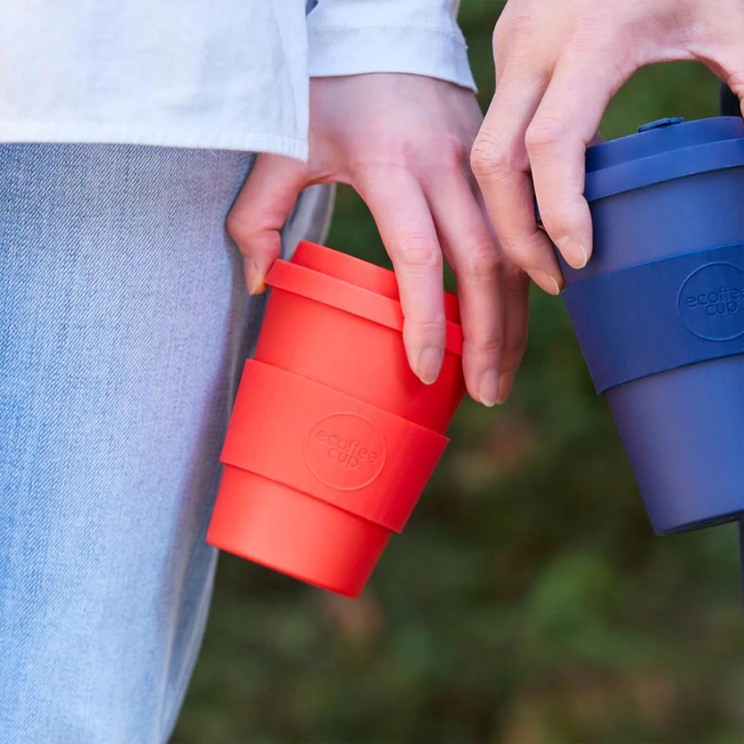 Ecoffee Cup Reusable Eco-Friendly Plant Based Coffee Cups 8oz - 14oz - Picture 84 of 164