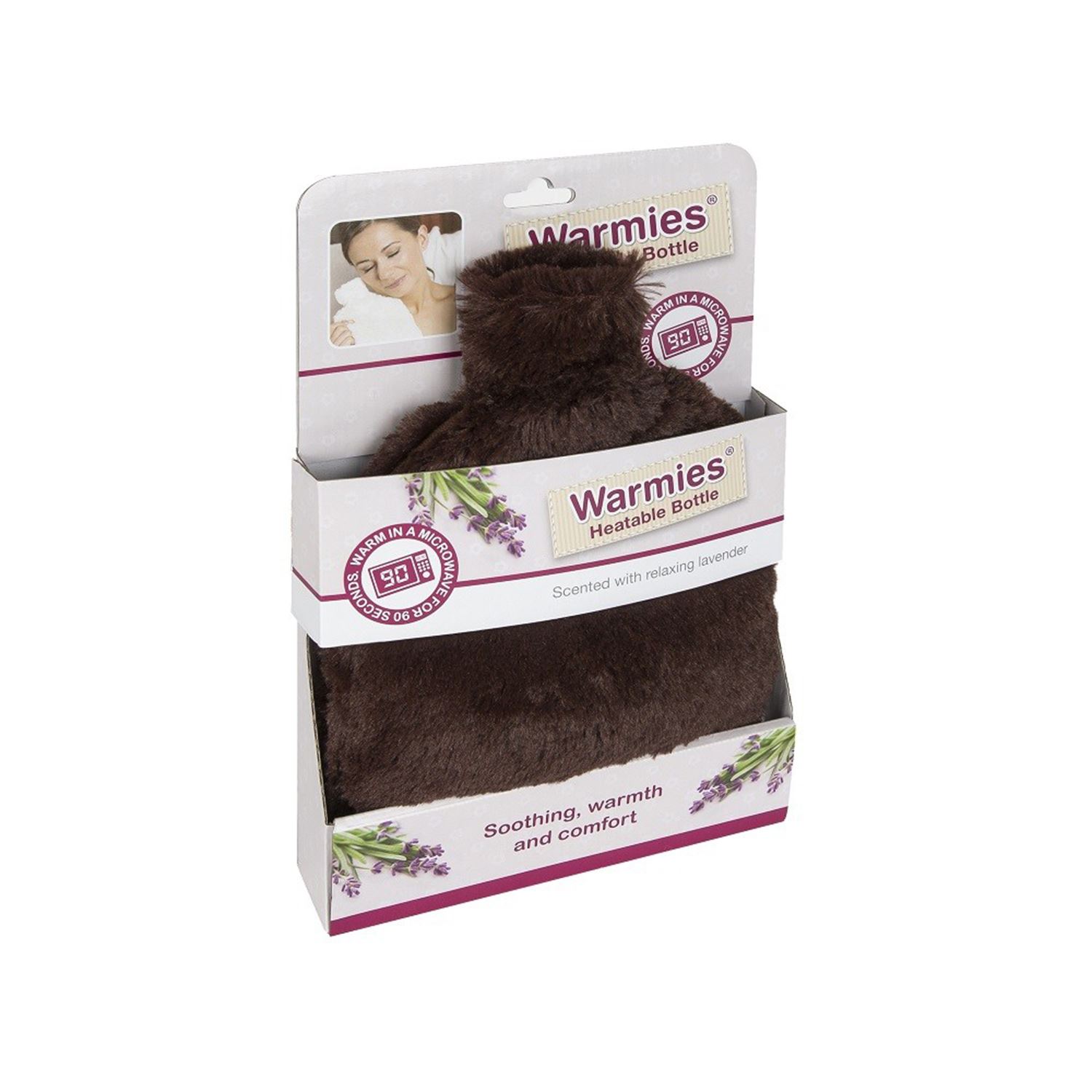 Warmies Microwavable Heatable Hot Water Bottle Alternative With