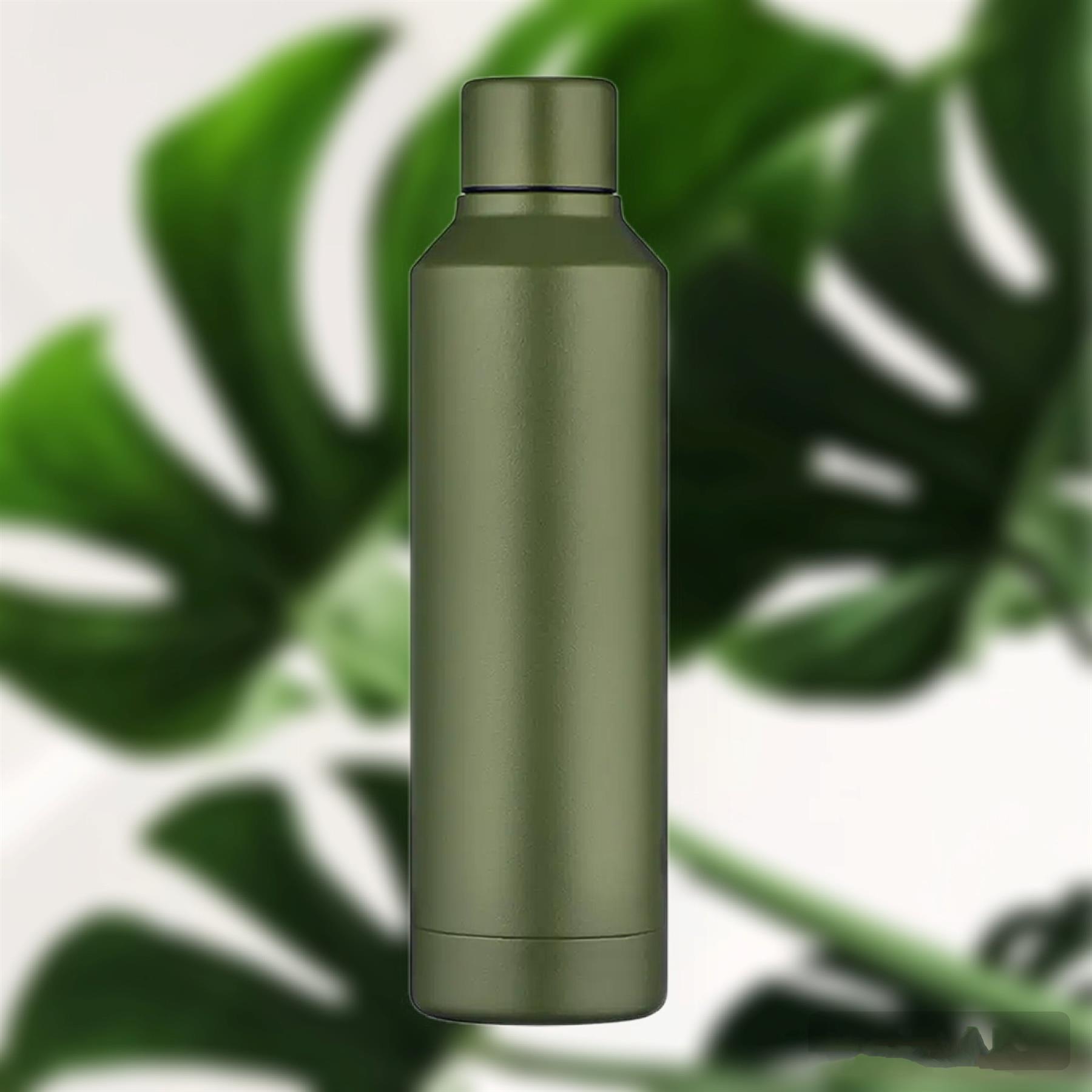 17oz 500ml Ecoffee Cup Reusable Stainless Steel Water Bottle Vacuum Flask - Picture 22 of 25