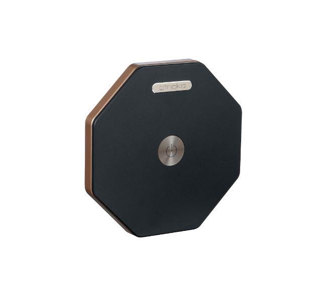 LED Desk Lamp Hexagon Twist Light Natural Wood Tyvek Paper Rechargeable 12cm - Picture 8 of 21