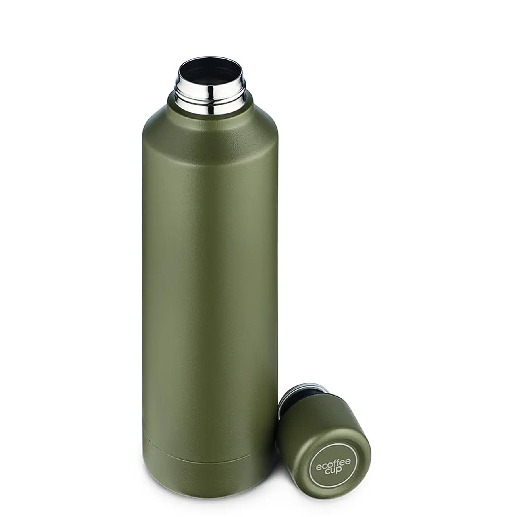 17oz 500ml Ecoffee Cup Reusable Stainless Steel Water Bottle Vacuum Flask - Picture 21 of 25