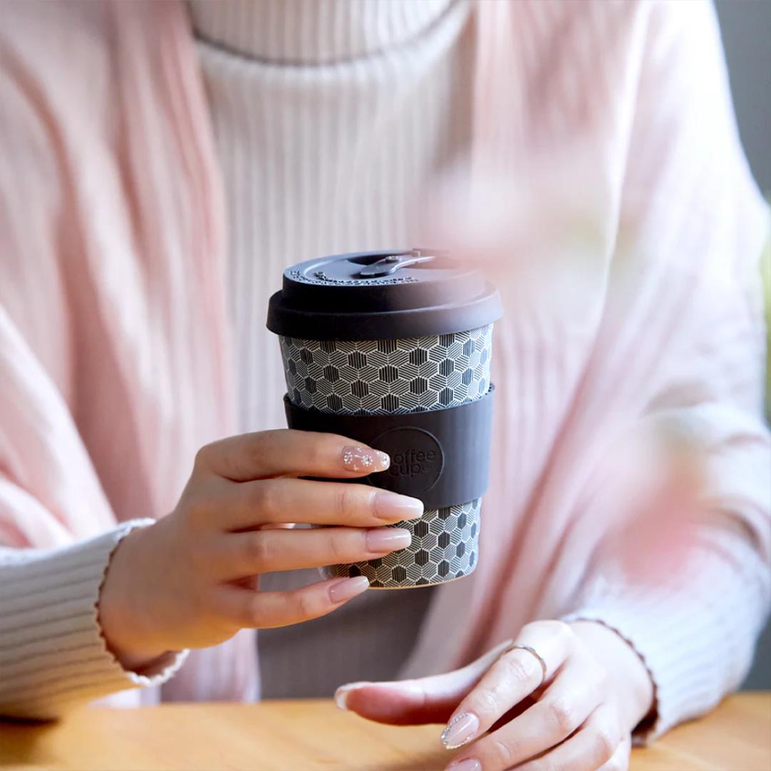 Ecoffee Cup Reusable Eco-Friendly Plant Based Coffee Cups 8oz - 14oz - Picture 51 of 164