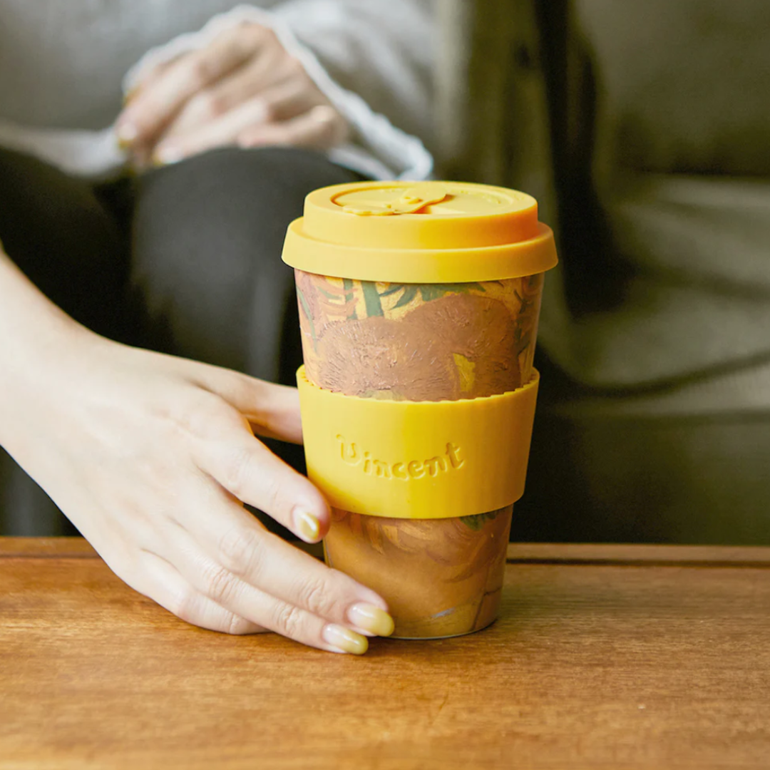 Ecoffee Cup Reusable Eco-Friendly Plant Based Coffee Cups 8oz - 14oz - Picture 129 of 164
