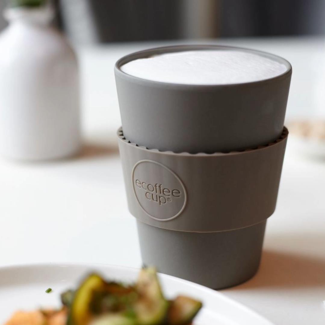 Ecoffee Cup Reusable Eco-Friendly Plant Based Coffee Cups 8oz - 14oz - Picture 93 of 164