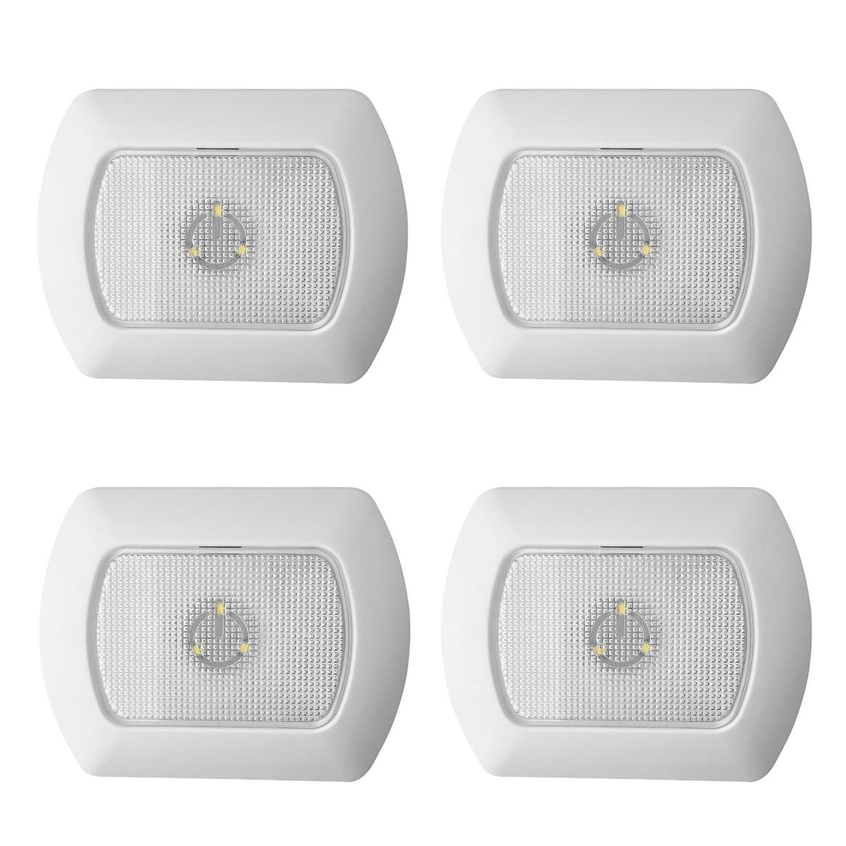 Wireless LED Push Lights Cabinet Stick-On Removeable Magnetic Lighting Twin Pack - Picture 12 of 13