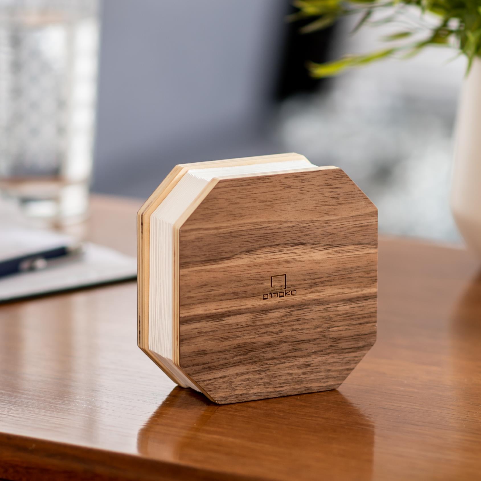 Accordion LED Light Desk Lamp Rechargeable Via USB Gingko Natural Wood / Velvet - Picture 52 of 57