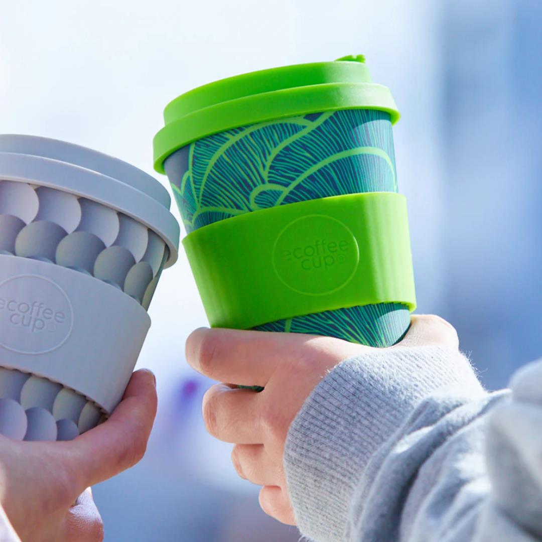 Ecoffee Cup Reusable Eco-Friendly Plant Based Coffee Cups 8oz - 14oz - Picture 23 of 164