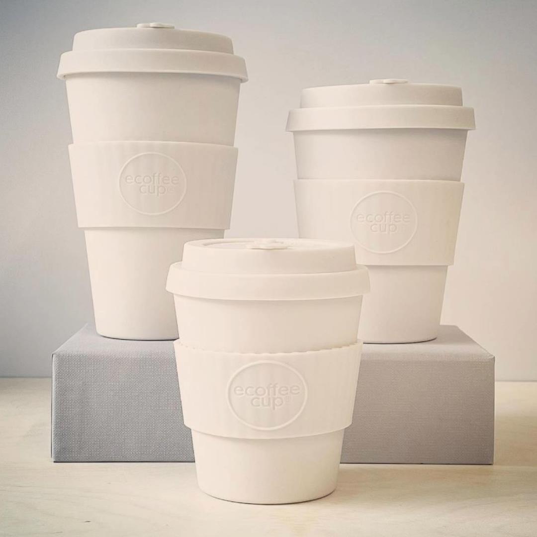Ecoffee Cup Reusable Eco-Friendly Plant Based Coffee Cups 8oz - 14oz - Picture 142 of 164