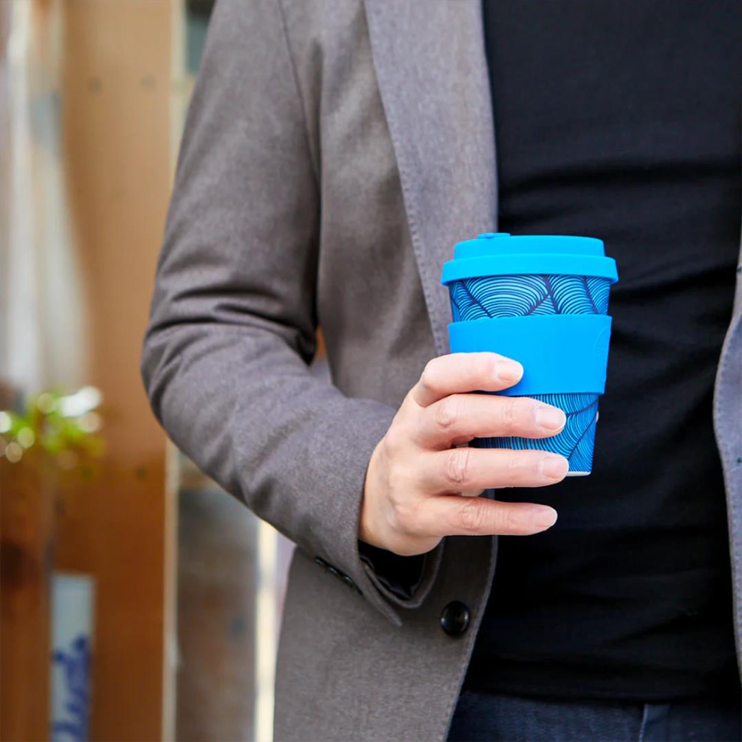 Ecoffee Cup Reusable Eco-Friendly Plant Based Coffee Cups 8oz - 14oz - Picture 45 of 164