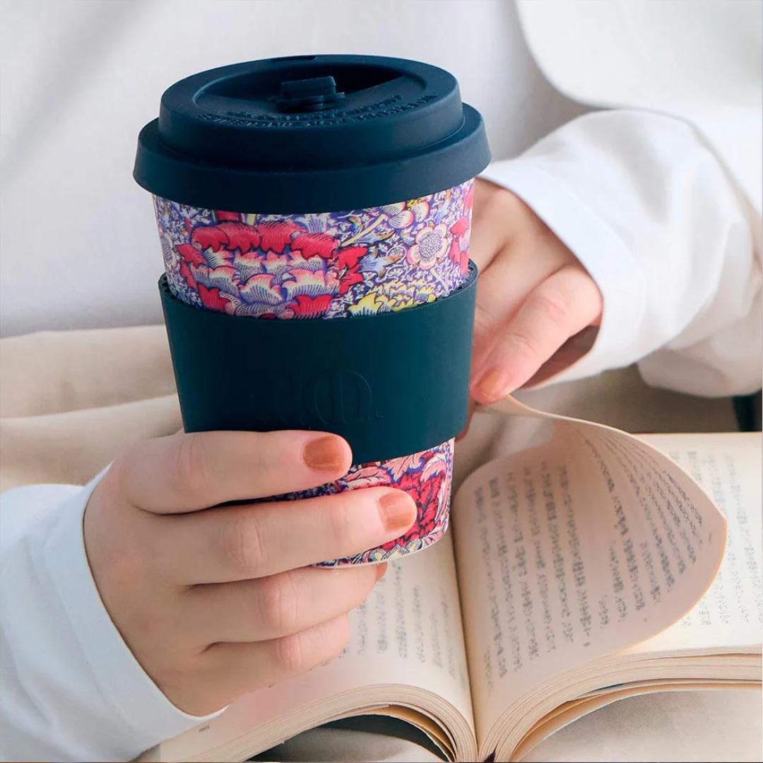 Ecoffee Cup Reusable Eco-Friendly Plant Based Coffee Cups 8oz - 14oz - Picture 163 of 164