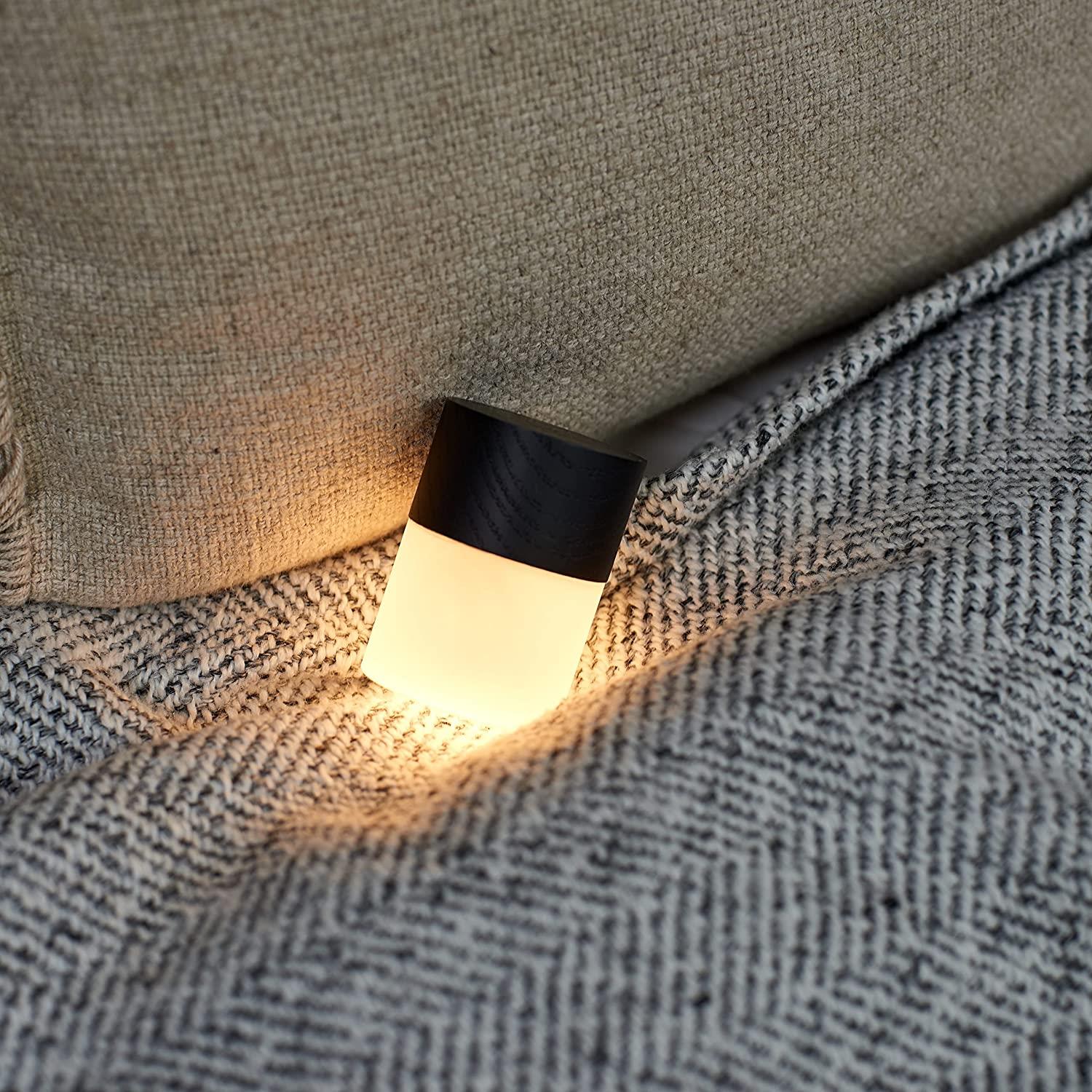 Colour Changing LED Desk Light Natural Wood RGB Gingko Mini Lemelia Lamp - Picture 12 of 28