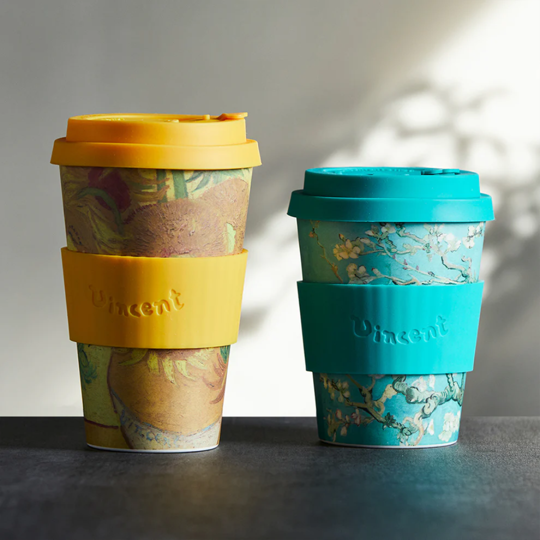 Ecoffee Cup Reusable Eco-Friendly Plant Based Coffee Cups 8oz - 14oz - Picture 114 of 164