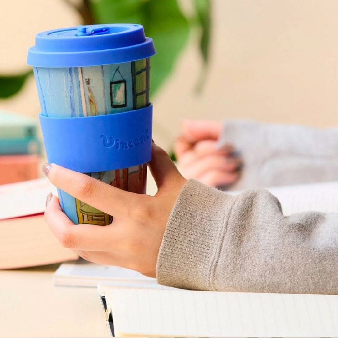 Ecoffee Cup Reusable Eco-Friendly Plant Based Coffee Cups 8oz - 14oz - Picture 135 of 164