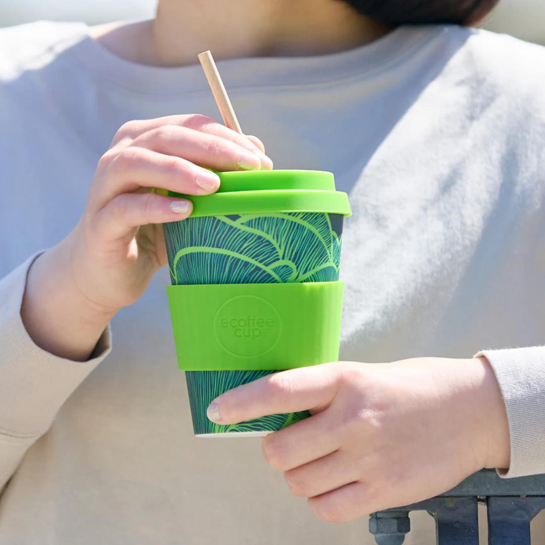 Ecoffee Cup Reusable Eco-Friendly Plant Based Coffee Cups 8oz - 14oz - Picture 24 of 164