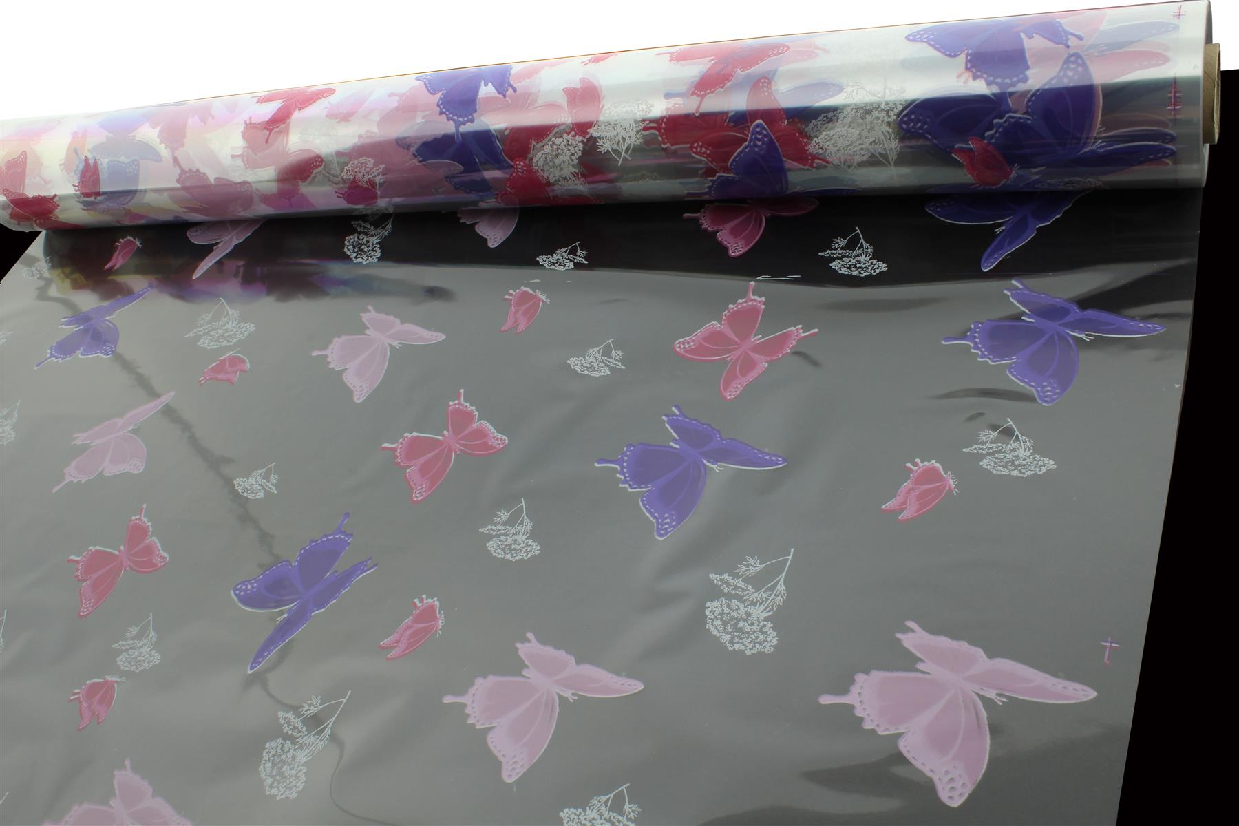 5m, 10m, 20m, 50m, 100m Butterfly Florist Cellophane Roll Film Hamper Gift Wrap - Picture 9 of 21