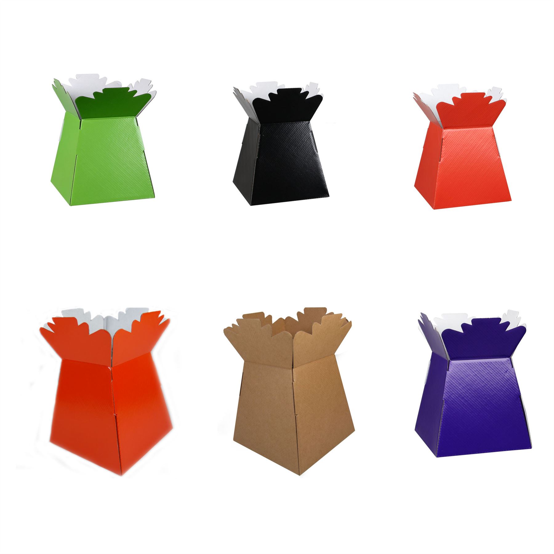 Bouquet Flower Glossy Boxes Living Vases Florist Box Aqua Vase Sweets