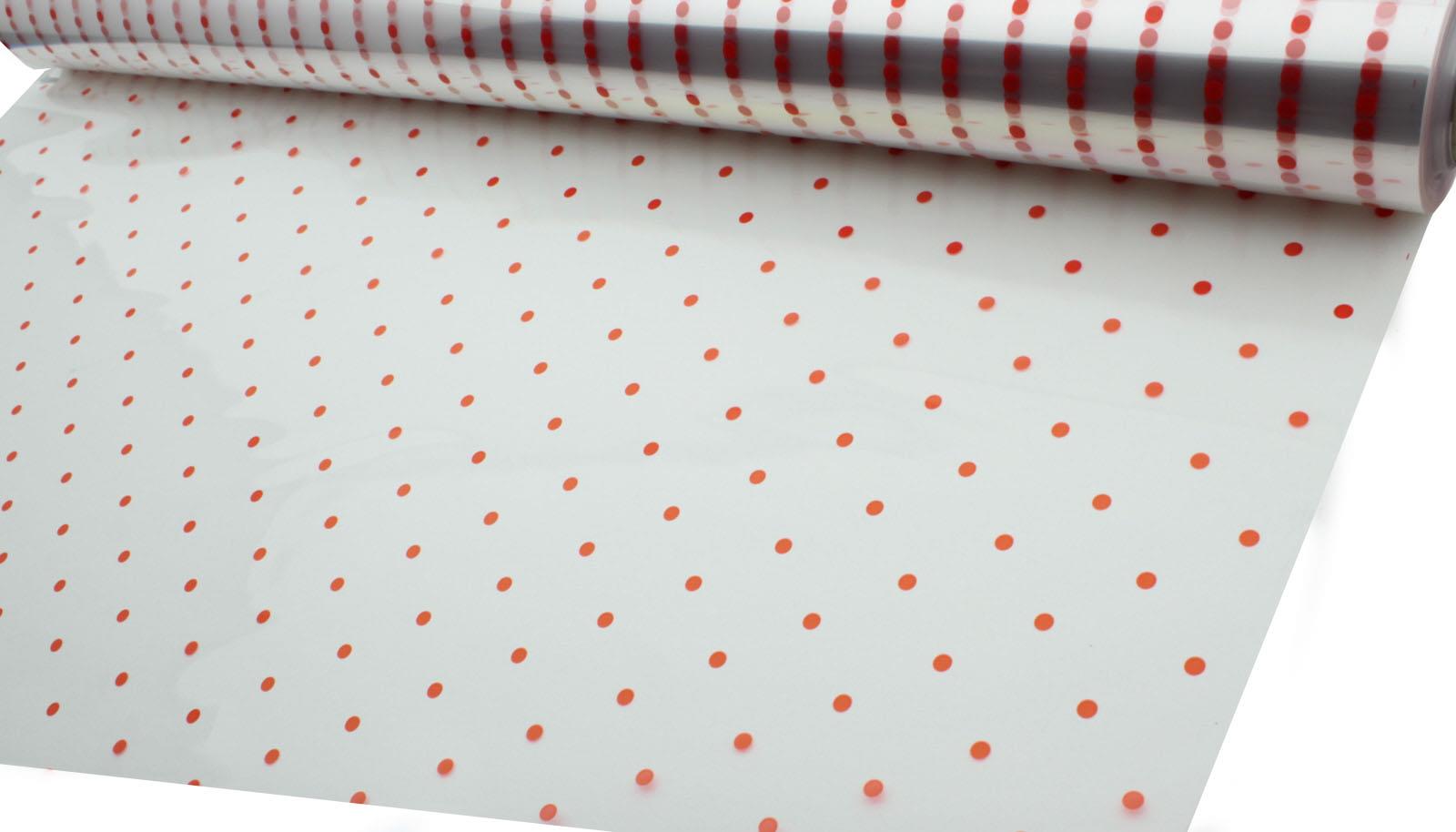 5m, 10m, 20m, 50m, 100m White Dot Florist Film Cellophane Gift Wrapping - Picture 5 of 7