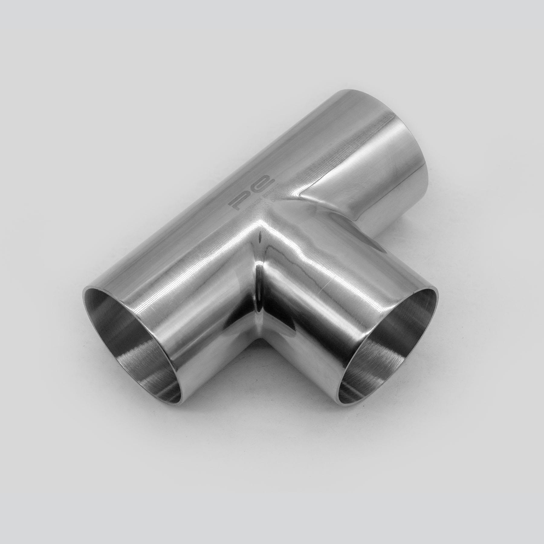 Equal Tee T Piece Y Pipe 2" 3" 51mm 76mm Exhaust Bend 304 Stainless