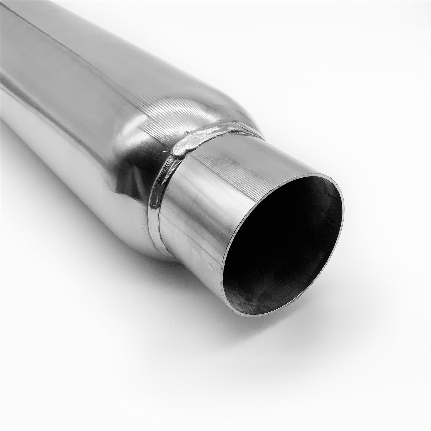 Universal Glass Pack Exhaust Pro Bomb Muffler In Cherry Red Or