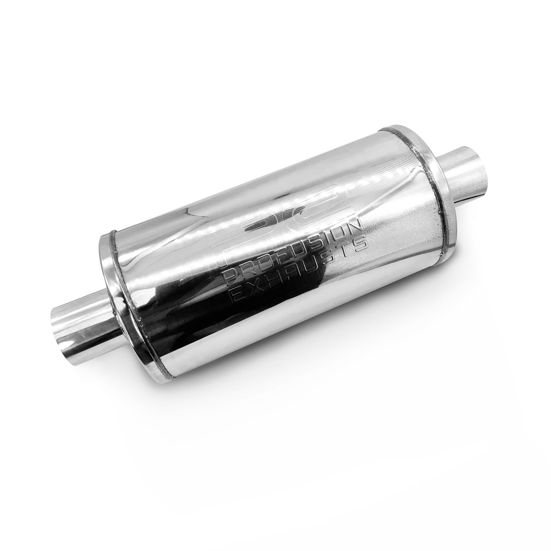 Exhaust Muffler Free Flowing Silencer High Performance Resonator Stainless Steel - Picture 21 of 22