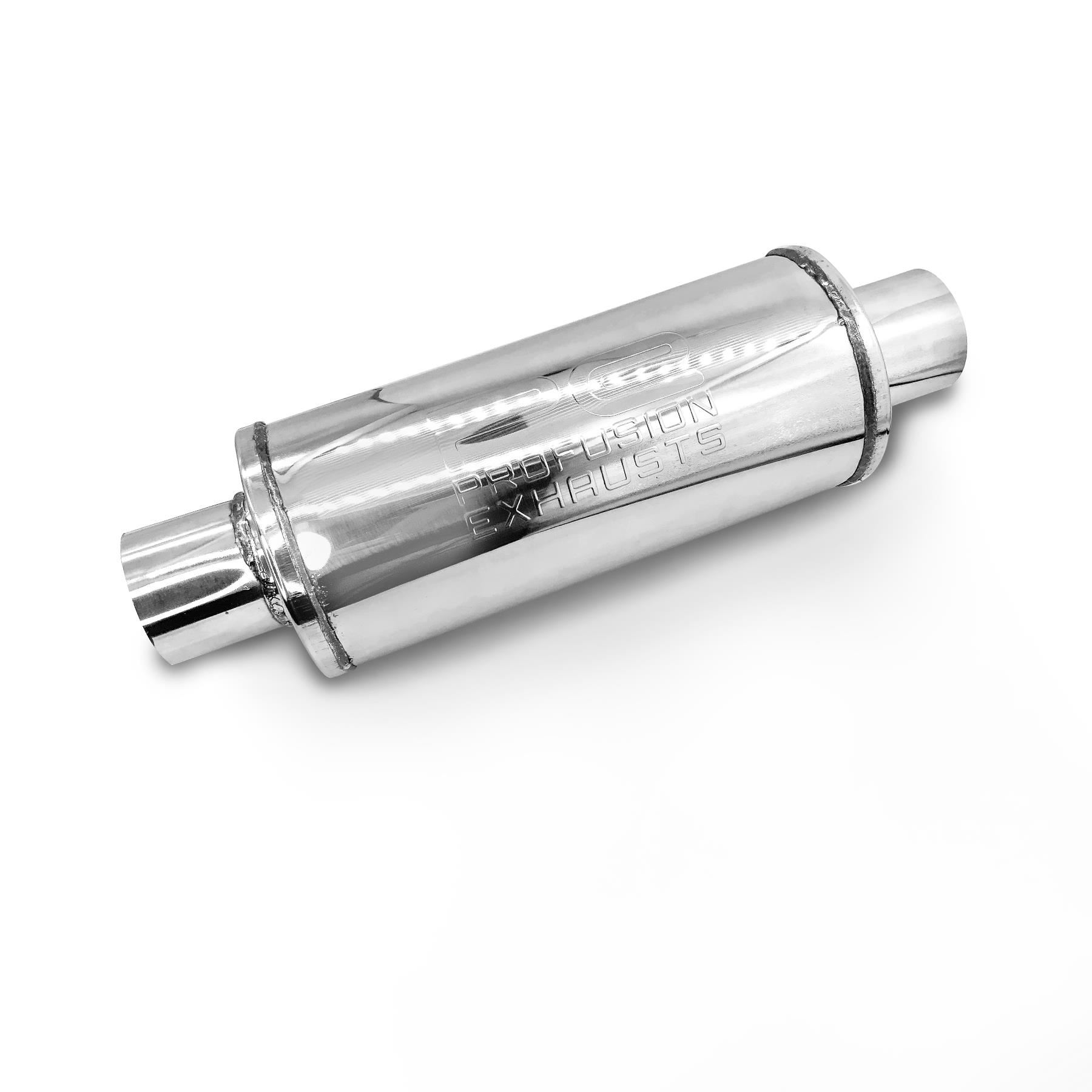 Exhaust Muffler Free Flowing Silencer High Performance Resonator Stainless Steel - Picture 18 of 22
