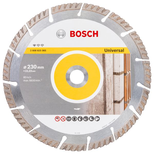 RHODIUS 9/" 230mm LD40 Universal Masonry Cutting Diamond Laser Welded Blade//Disc