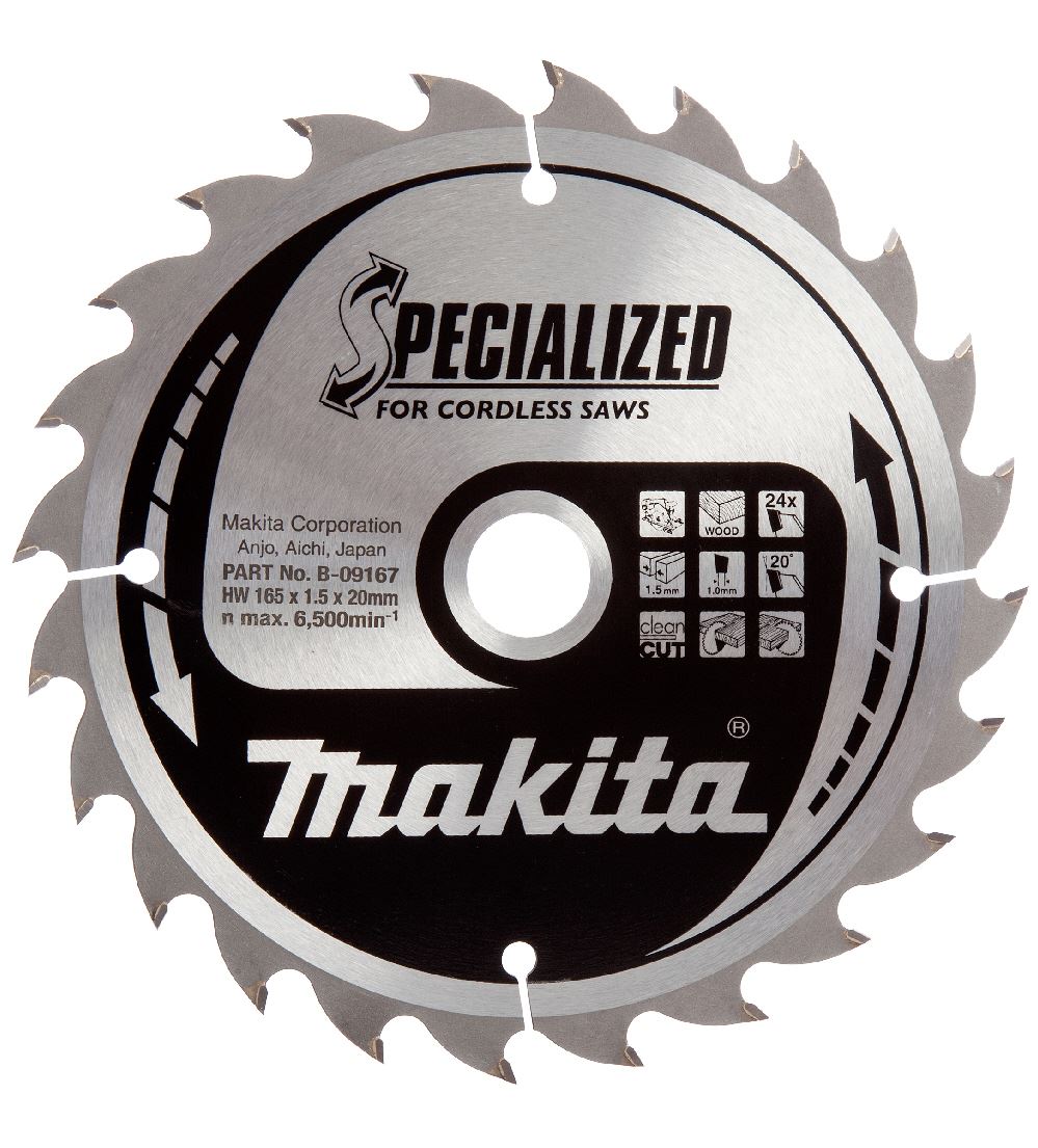 Makita Circular Saw Blade 165 x 20 fits Dewalt DCS391 eBay