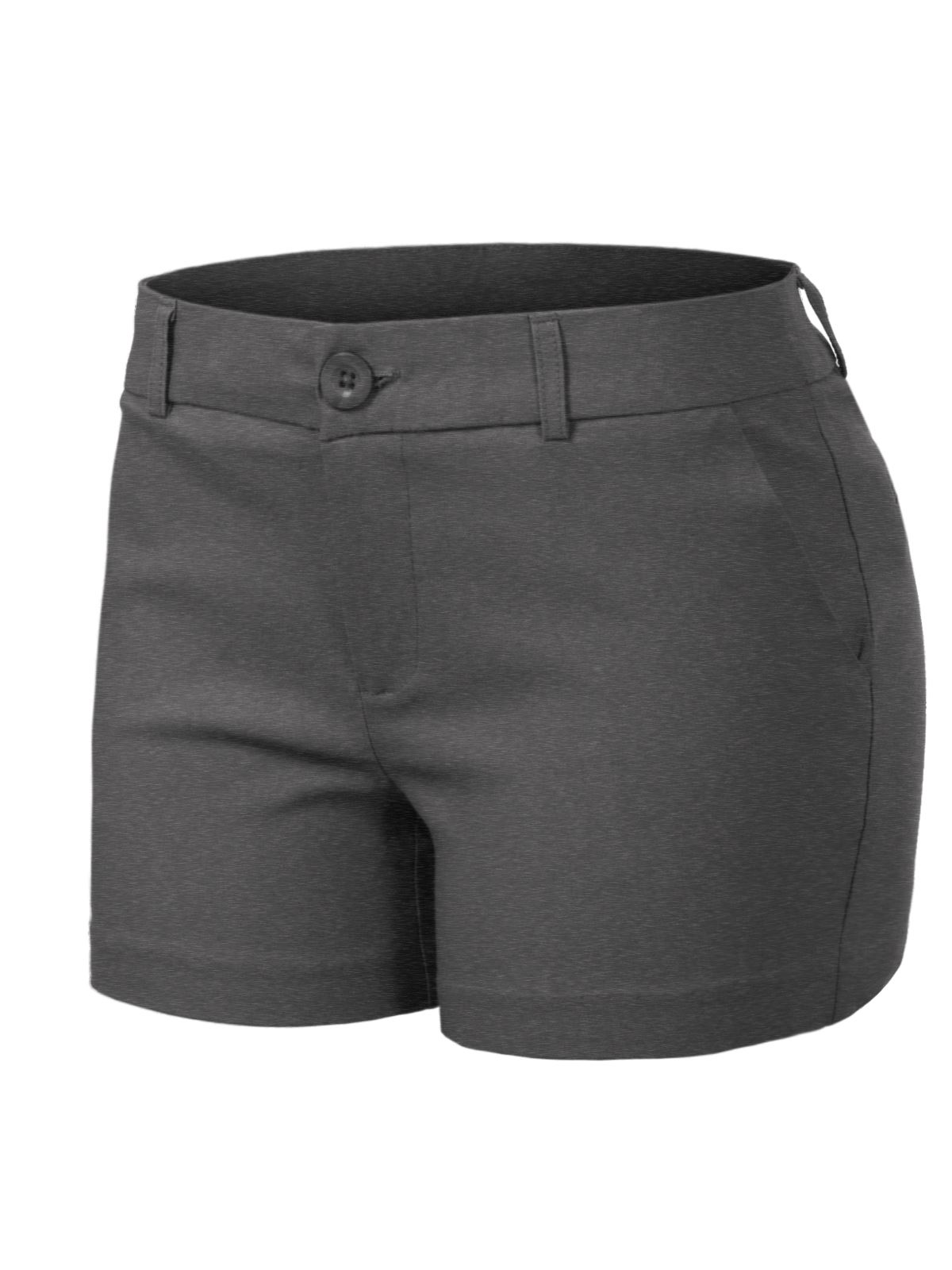 MixMatchy Slim Comfort Mid Rise Office Shorts - Picture 2 of 11