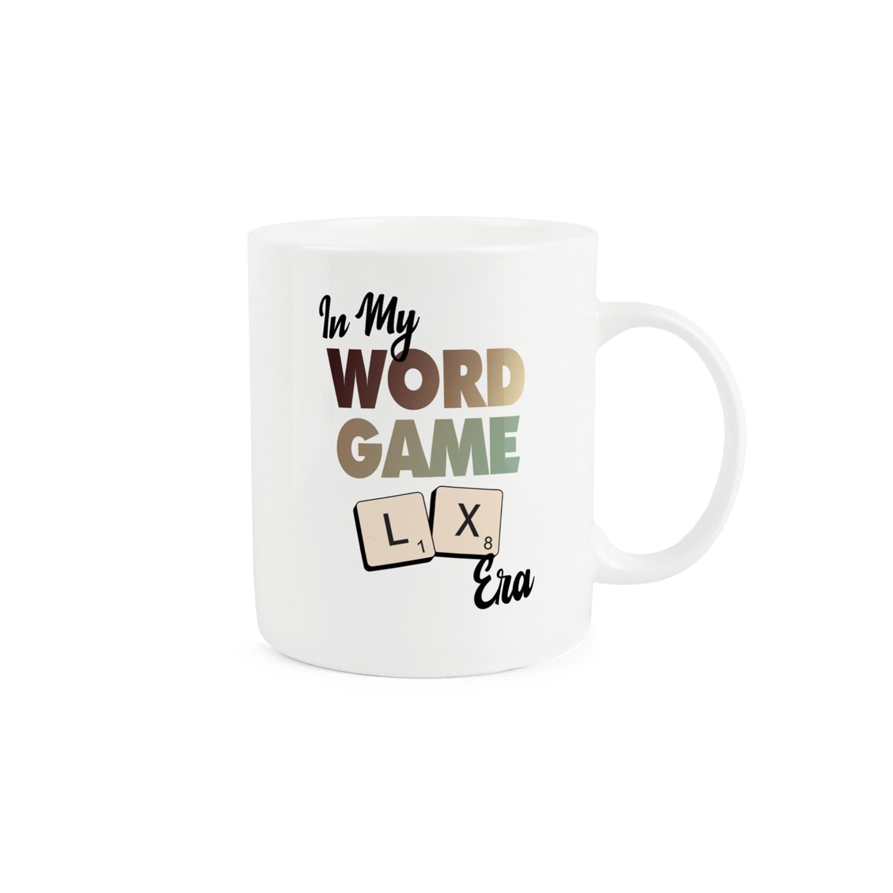 In My Word Game Era Bone China Mug - Tea/Coffee Cup Gift For Games Lovers