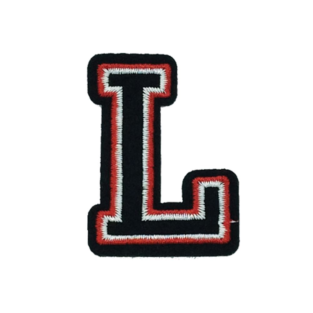 Black And Red Number One Embroidery Applique Patch Sew Iron Badge Iron On